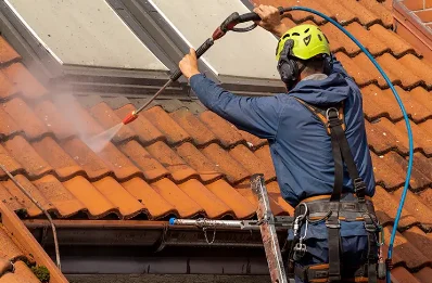 Démoussage et hydrofuge de toiture à Aspach